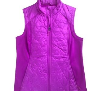 Eddie Bauer Storm Repel Fuchsia Cosmos Fell Swoop Therma Fill Vest Sz. M